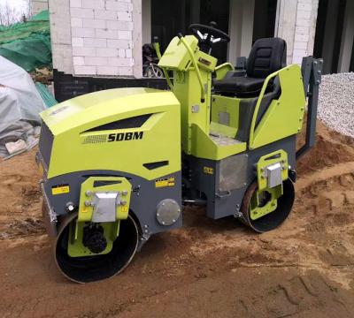 奔馬小型壓路機(jī)土方壓實(shí)、溝槽回填施工案例